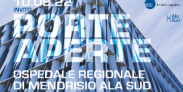 Porte aperte all’OBV di Mendrisio. Sabato 10 settembre una festa per presentare alla popolazione la nuova Ala Sud dell’ospedale